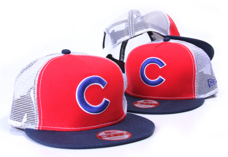 MLB Chicago Cubs NE Trucker Hat #01